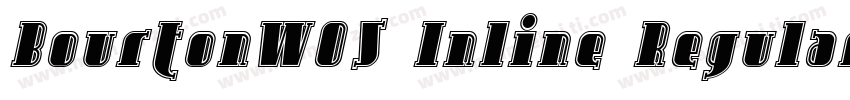 BourtonW05 Inline Regular字体转换